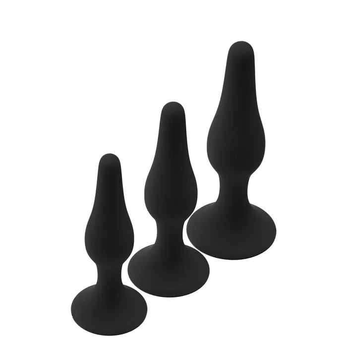 Plug Anale Dream Toys Fantasstic Nero 3 Pezzi | Dream Toys Anal Plug Anale Dream Toys Fantasstic Nero 3 Pezzi | Dream Toys Anal