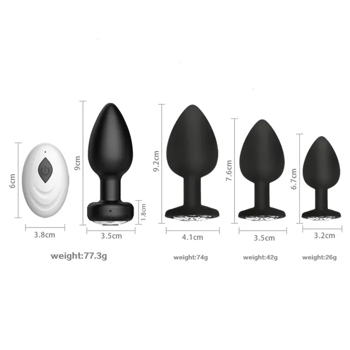 Anal | Shenzhen Kovida Medical Products Co., Ltd. Wireless Remote Control Anal Plug Set