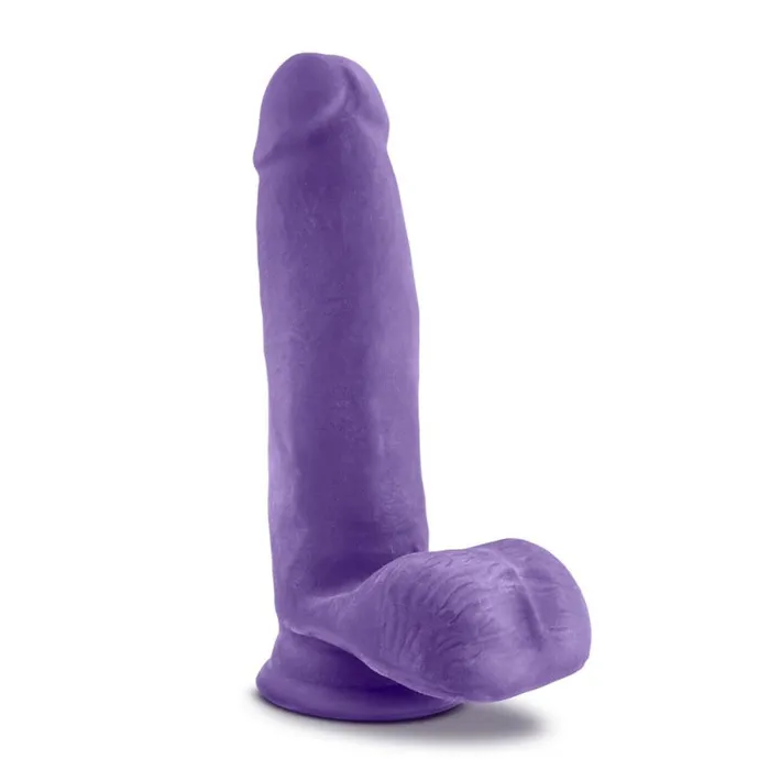 Blush Novelties Dildos Au Natural Bold Pleaser 7 Inch Dildo Purple