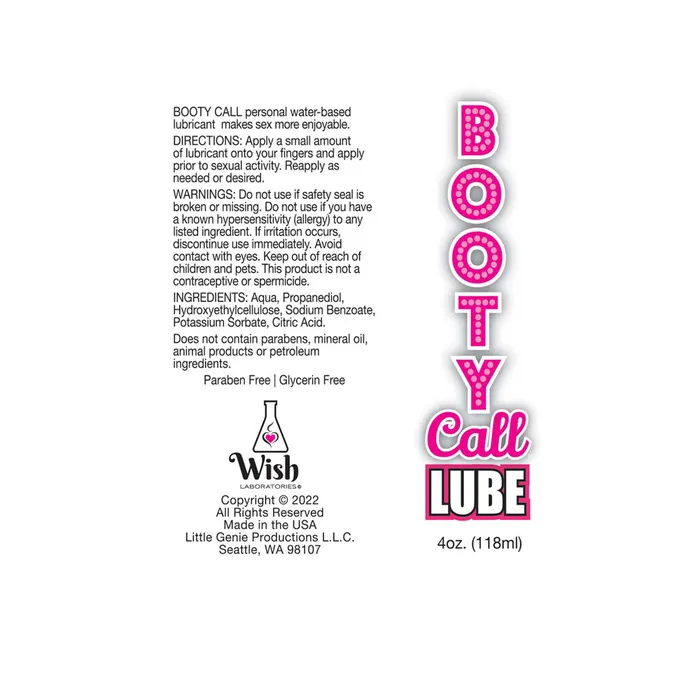 Male Sex Toys | Booty Call Lube-(lgbt.315) - Little Genie Male Sex Toys | Booty Call Lube-(lgbt.315) - Little Genie