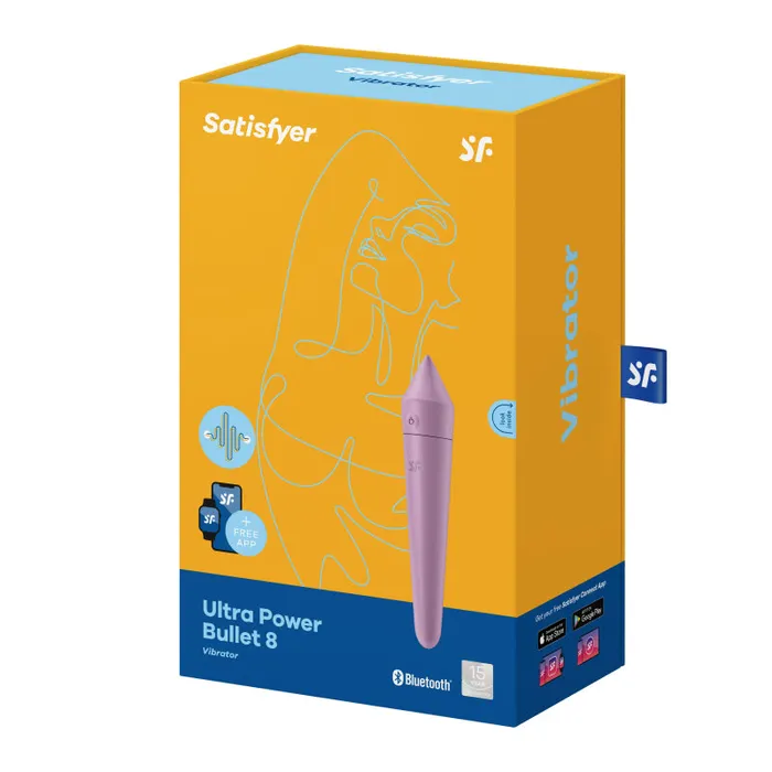 Ultra Power Bullet 8 - Lilac | Satisfyer Female Sex Toys Ultra Power Bullet 8 - Lilac | Satisfyer Female Sex Toys
