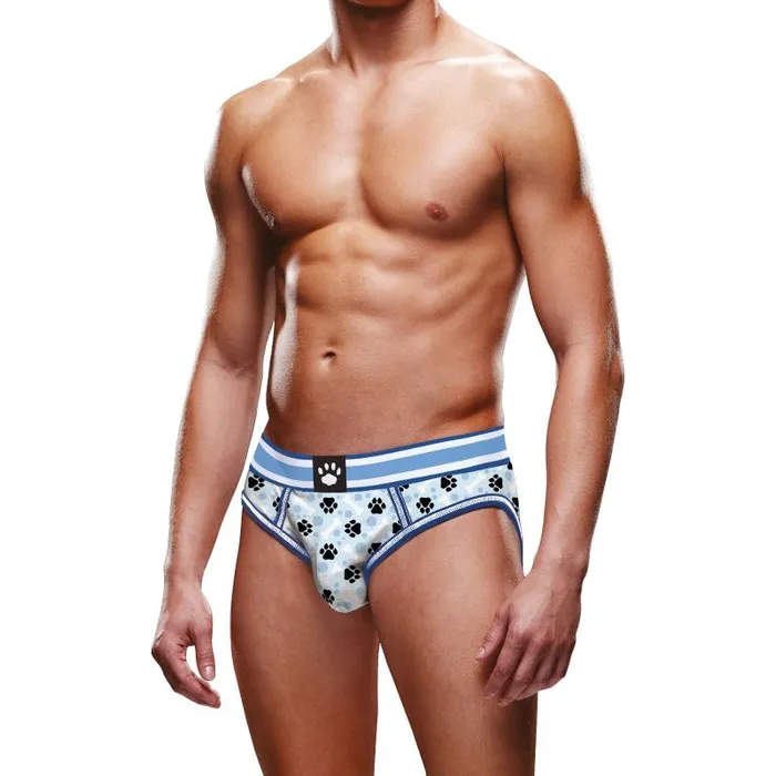 Vibrators | Prowler Blue Paw Open Back Brief - Prowler
