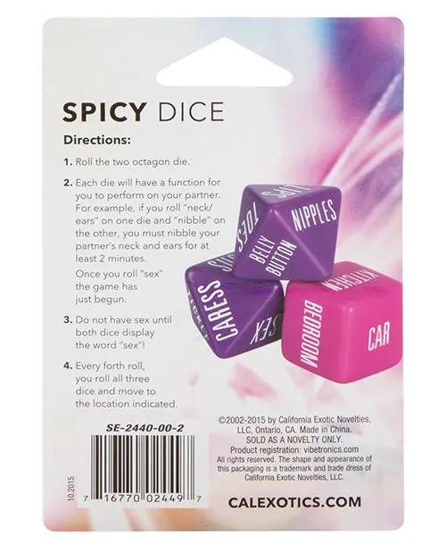 California Exotic Novelties Spicy Dice Vibrators