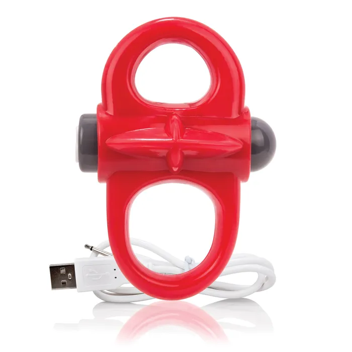 Charged Yoga Rechargeable Vibe Ring Red Screaming O Vibrators