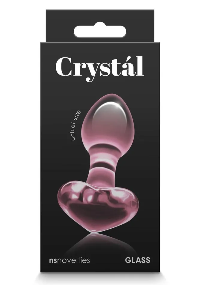 Crystal Crystal Premium Glass Heart Probe Anal