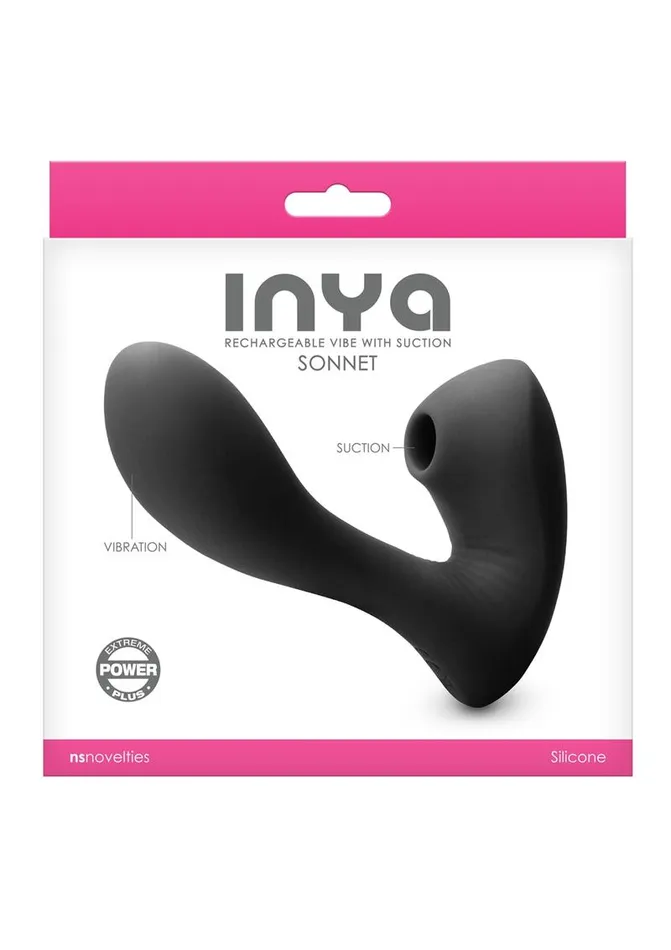 Inya Sonnet Silicone Rechargeable Vibrator with Clitoral Stimulation Inya Female Sex Toys