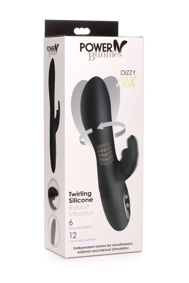 Lime Prometheus Power Bunnies Dizzy 72X Rotating Beads Twirling Vibe Female Sex Toys Lime Prometheus Power Bunnies Dizzy 72X Rotating Beads Twirling Vibe Female Sex Toys