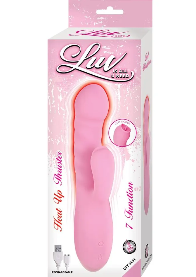 Luv Female Sex Toys Luv Heat Up Thruster Rechargeable Silicone Vibrator Luv Female Sex Toys Luv Heat Up Thruster Rechargeable Silicone Vibrator