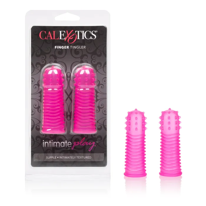 Vibrators California Exotic Intimate Play Finger Tingler Pink