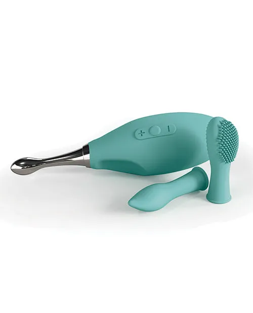 Vibrators JimmyJane Focus Pro Stimulator Teal Pipedream Products