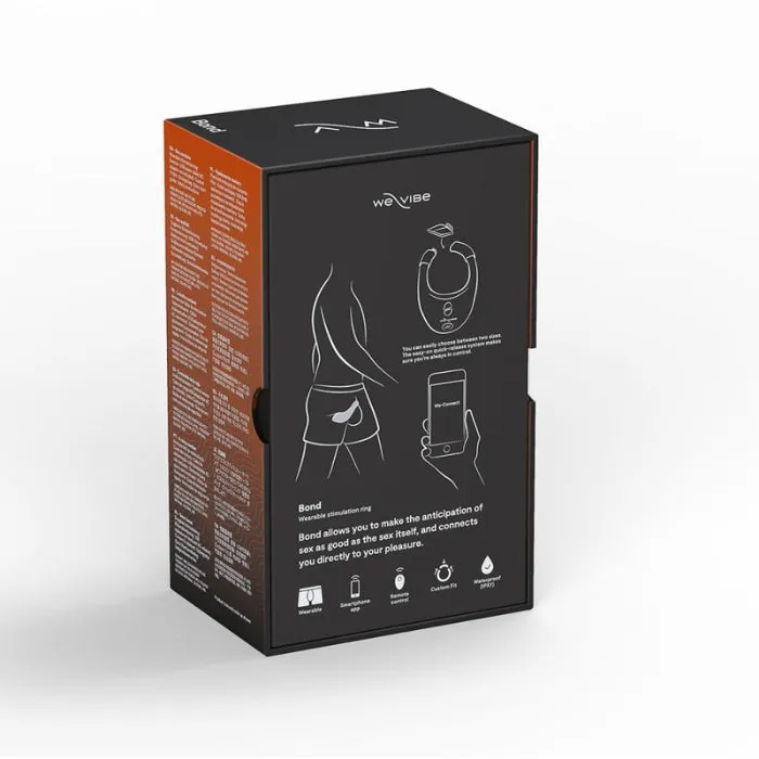 ENT Male Sex Toys WeVibe Bond Cock Ring Black App USB