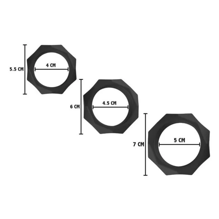 Male Sex Toys Hidden Desire Hidden Desire Extreme Heavy Cock Ring Set 3 Pieces Black Male Sex Toys Hidden Desire Hidden Desire Extreme Heavy Cock Ring Set 3 Pieces Black