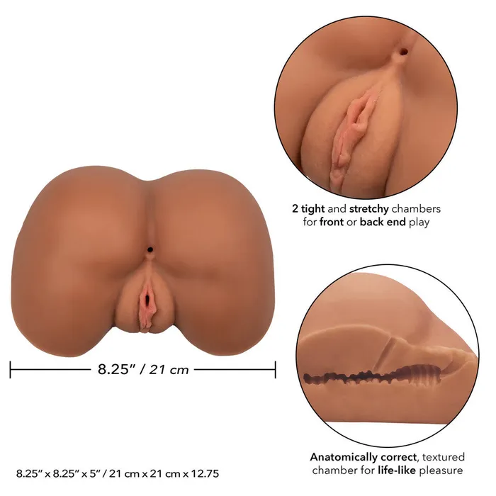 Stroke It LifeSize Ass Flesh Brown CalExotics Dildos Stroke It LifeSize Ass Flesh Brown CalExotics Dildos