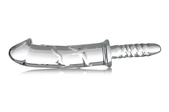 XR Brands Master Series Battle Rammer Phallic Glass Thruster Dildos