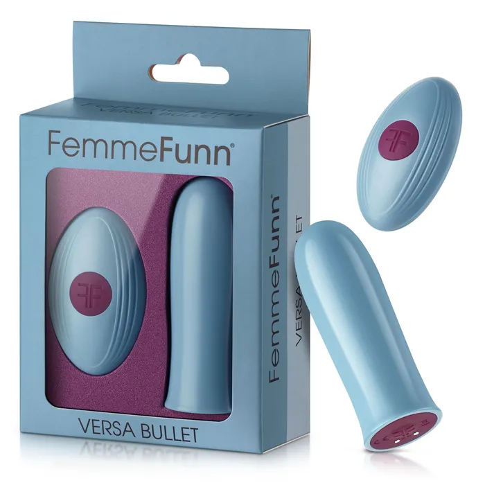 Femme Funn Female Sex Toys Versa Bullet With Remote Light Blue Femme Funn Female Sex Toys Versa Bullet With Remote Light Blue
