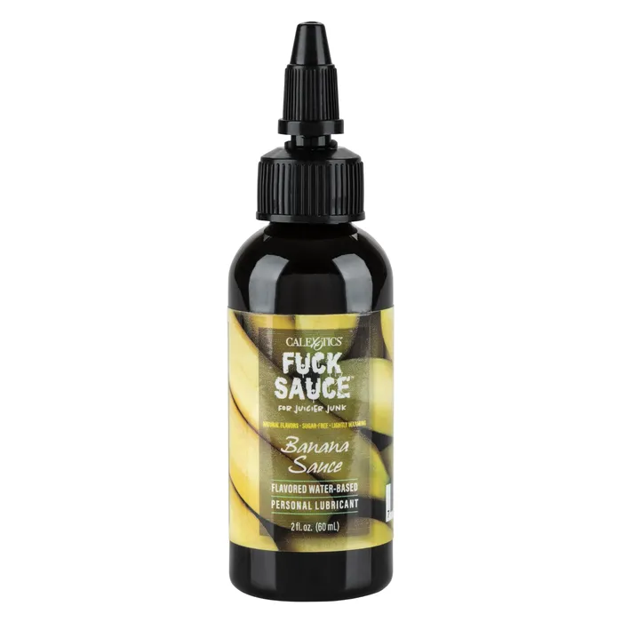 Lubricants Fuck Sauce Flavored WaterBased Personal Lubricant Banana 2 Fl Oz CalExotics Lubricants Fuck Sauce Flavored WaterBased Personal Lubricant Banana 2 Fl Oz CalExotics