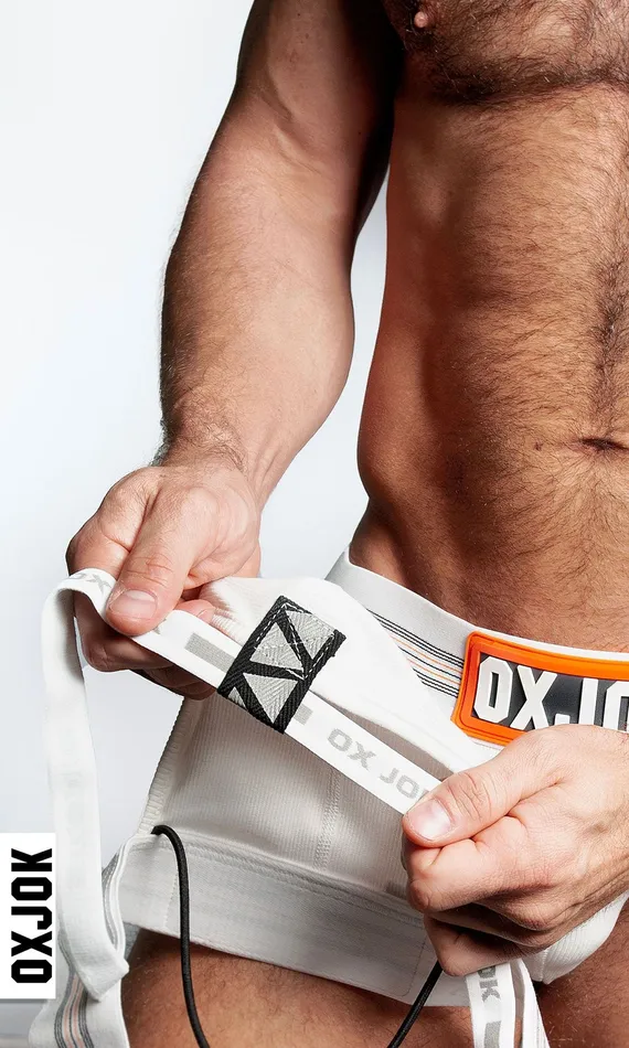 OXJok Female Sex Toys Slingjock Upthrust SliderStrap Jock White Snow Large OXJok Female Sex Toys Slingjock Upthrust SliderStrap Jock White Snow Large