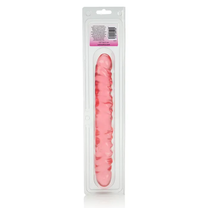 Translucence 12 Inches Veined Double Dong CalExotics Dildos