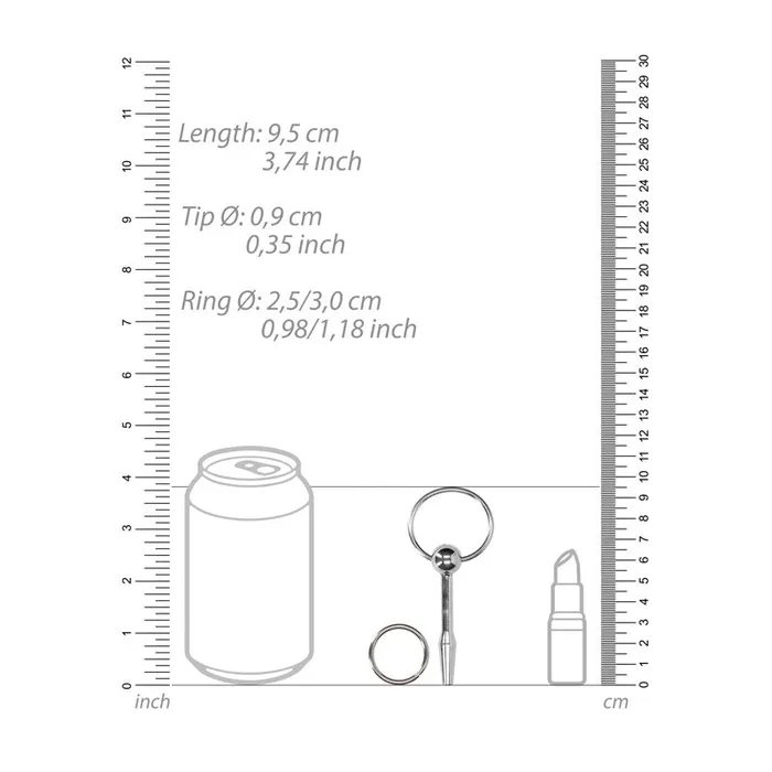OUCH Urethral Sounding Metal Plug Shots Toys Male Sex Toys OUCH Urethral Sounding Metal Plug Shots Toys Male Sex Toys