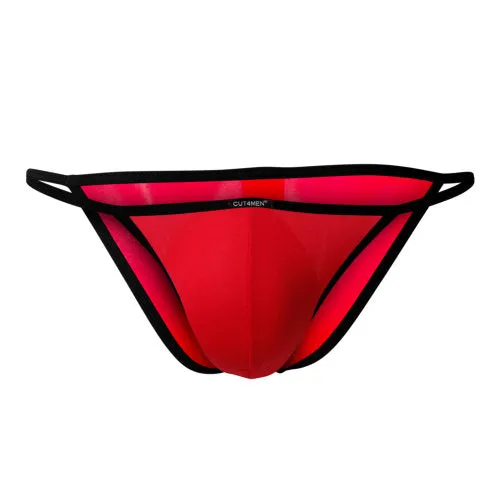 Cut 4 Men Mens Underwear C4M Briefkini Red Medium