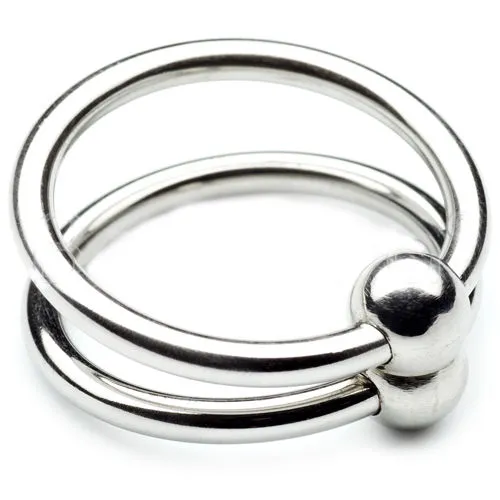 Male Sex Toys ANELLO DOPPIO GLANS METAL HARD METAL HARD