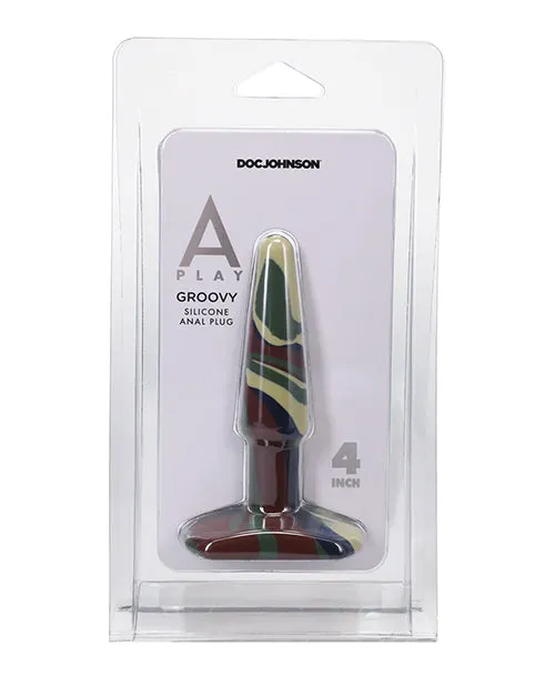 A Play Groovy Silicone Anal Plug Doc Johnson Male Sex Toys