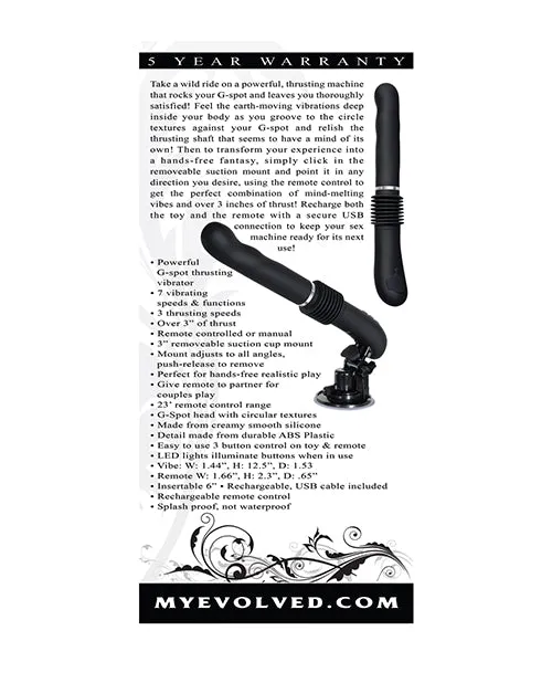Evolved Vibrators Evolved G Force Thruster