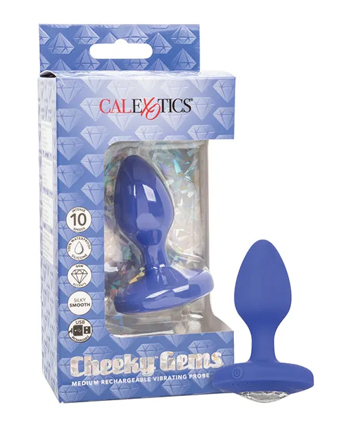 Male Sex Toys Cheeky Gems Rechargeable Vibrating Probe CalExotics