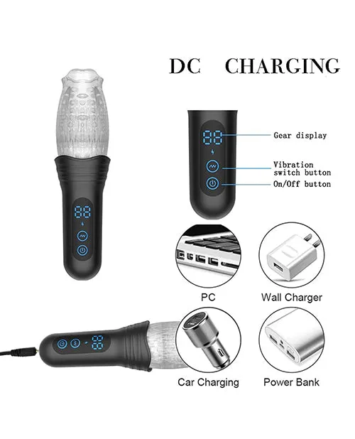 The Male Rose Pro Thrusting Rotating Vibrating The Male Rose Vibrators