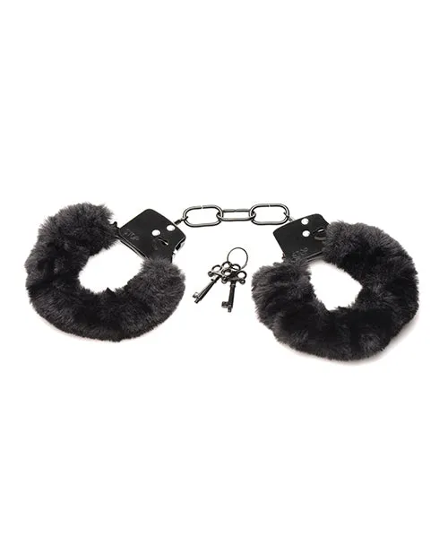 XR Brands Male Sex Toys Master Series Cuffed In Fur Furry Handcuffs XR Brands Male Sex Toys Master Series Cuffed In Fur Furry Handcuffs