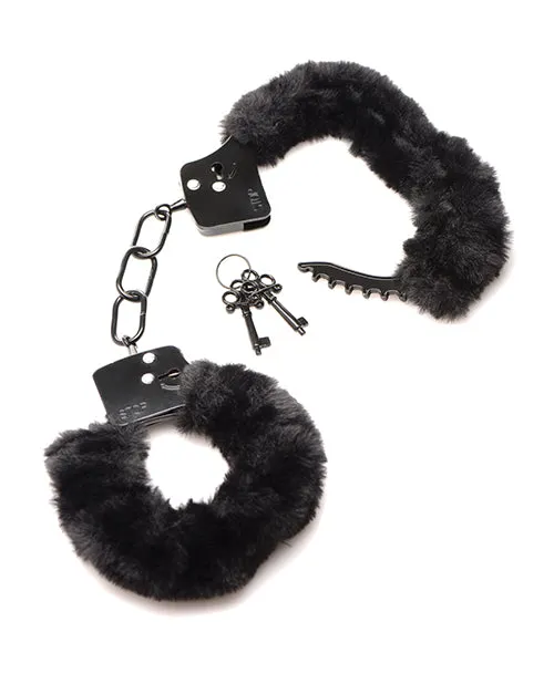XR Brands Male Sex Toys Master Series Cuffed In Fur Furry Handcuffs XR Brands Male Sex Toys Master Series Cuffed In Fur Furry Handcuffs