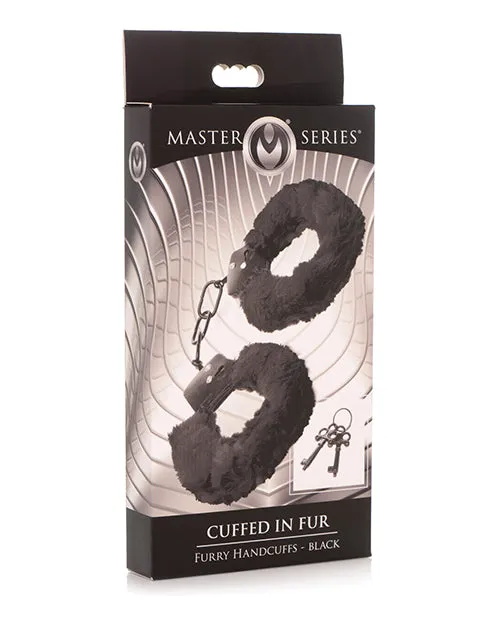 XR Brands Male Sex Toys Master Series Cuffed In Fur Furry Handcuffs XR Brands Male Sex Toys Master Series Cuffed In Fur Furry Handcuffs